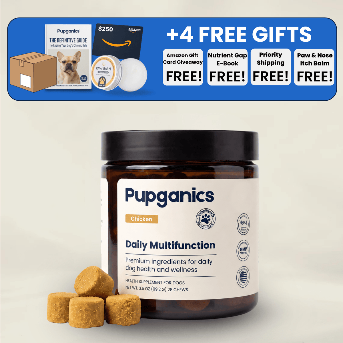 Pupganics™ Multifunction  Daily Soft Chews