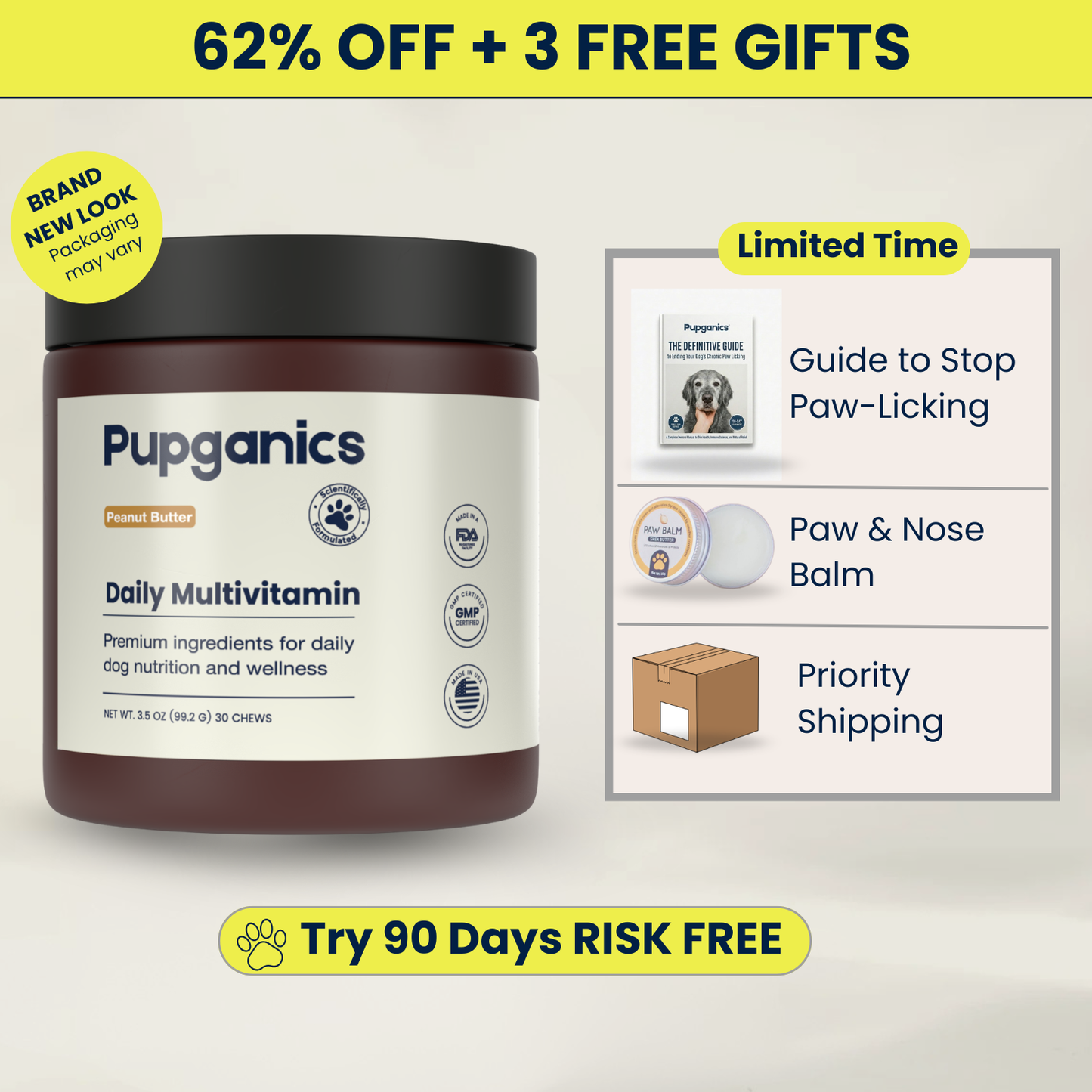 Pupganics™ Paw-Licking Relief Daily Chews
