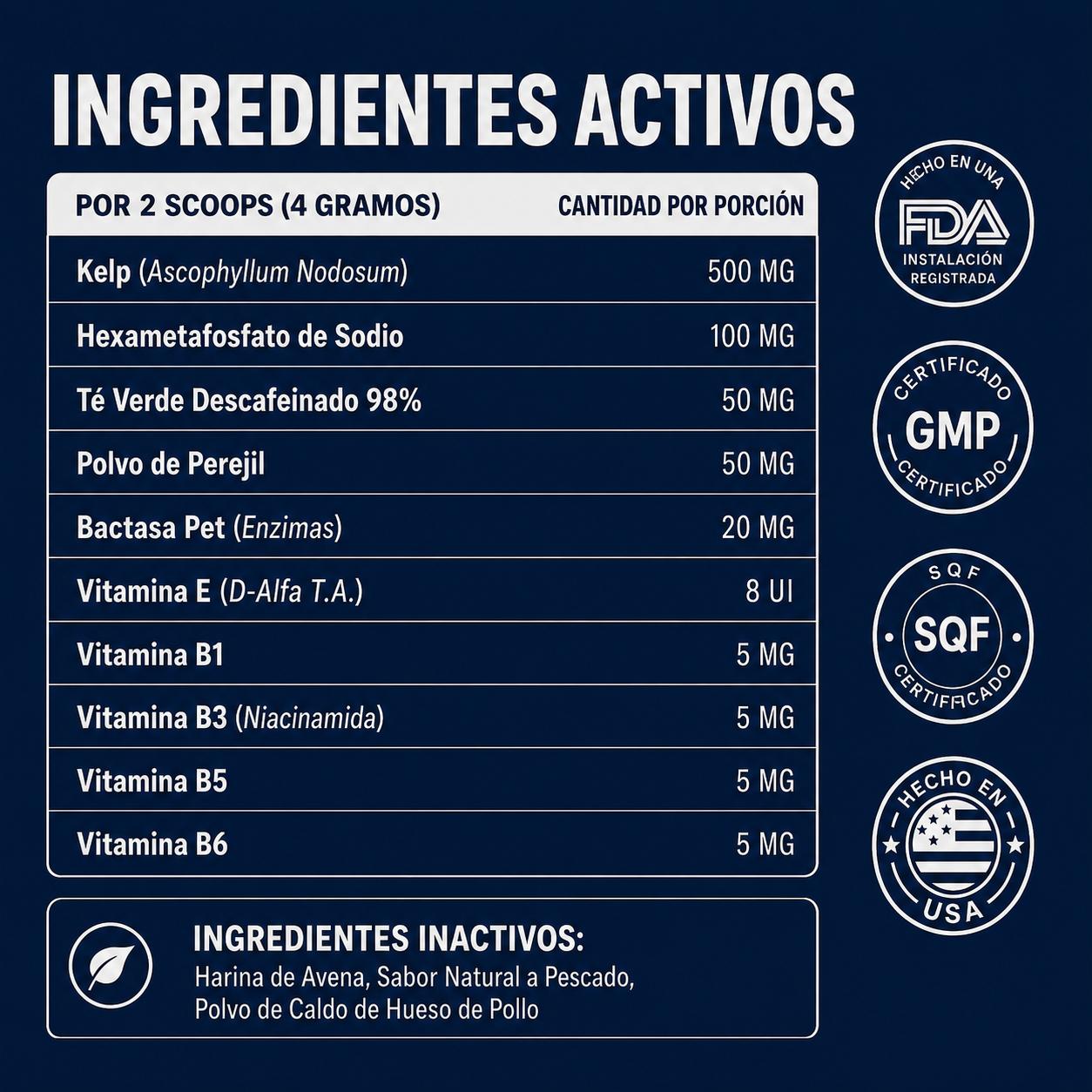 Pupganics™ ProSonrisa Polvo Dental