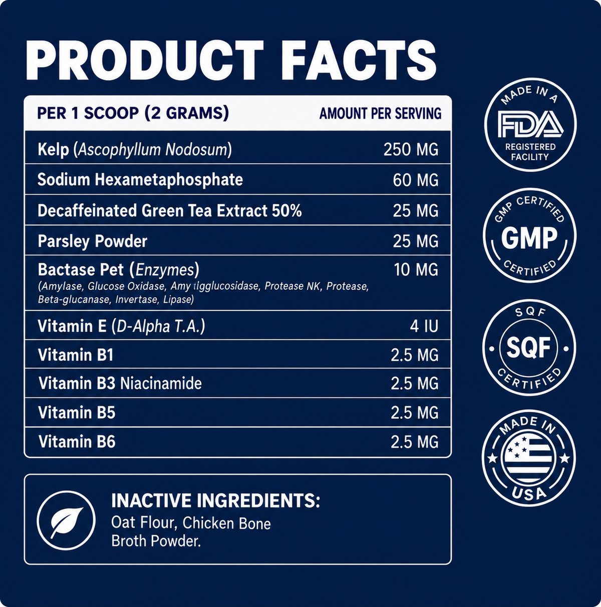 Pupganics™ ProSmile Dental Powder