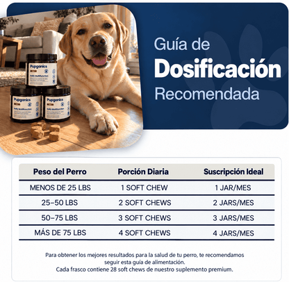 Masticable Suave Diario de Apoyo Articular Pupganics™