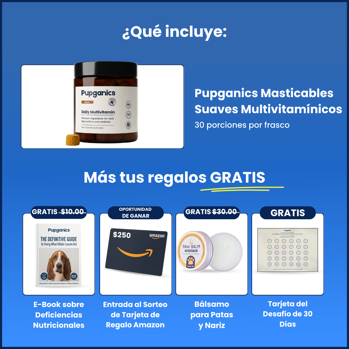 Masticable Suave Diario de Apoyo Articular Pupganics™