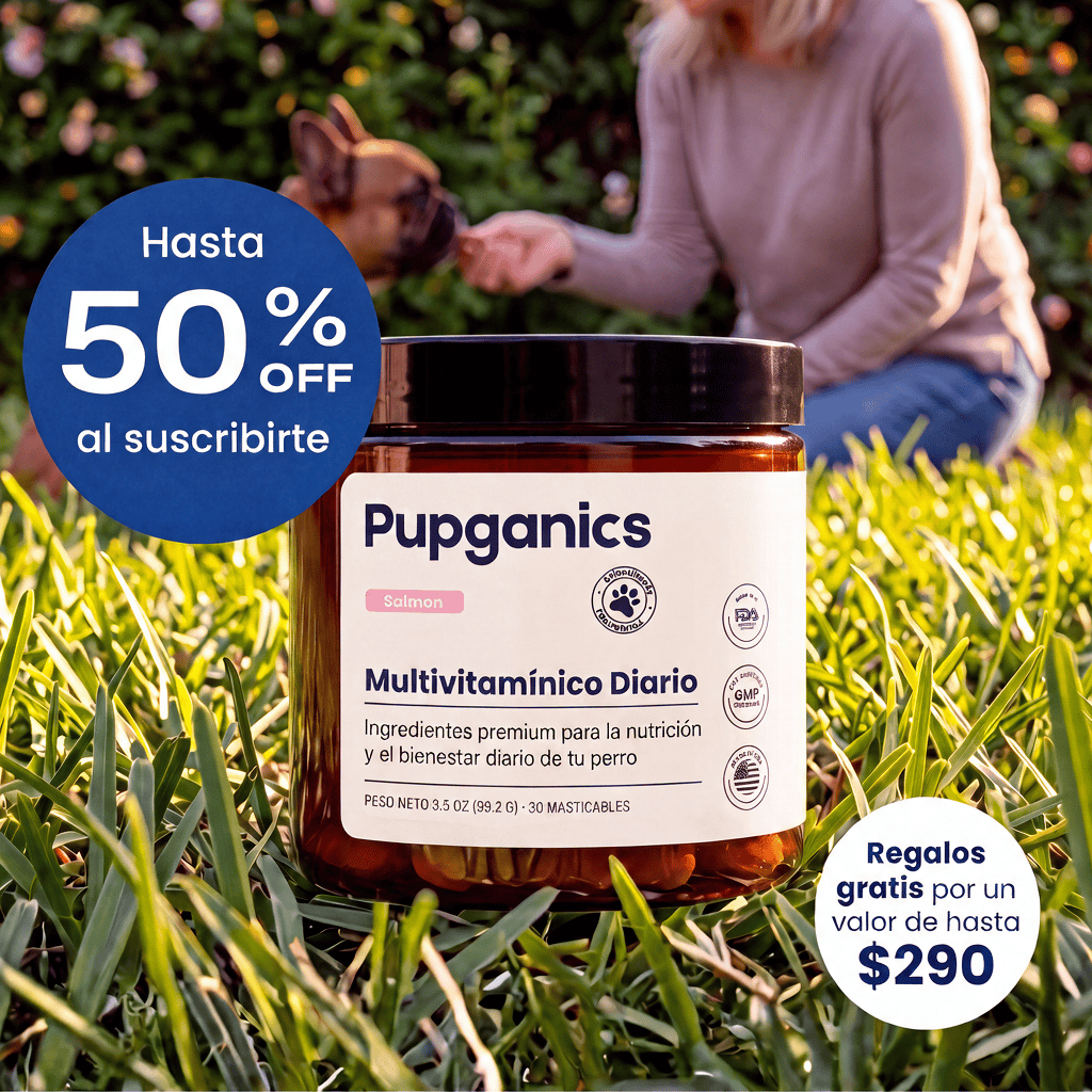 Multivitamínico diario masticable suave Pupganics