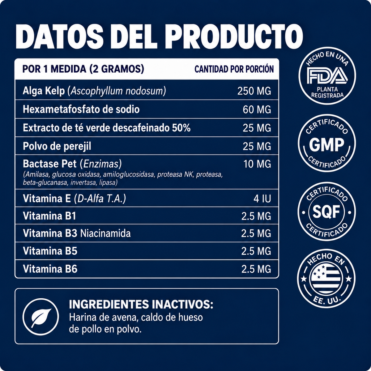 Pupganics™ ProSonrisa Polvo Dental