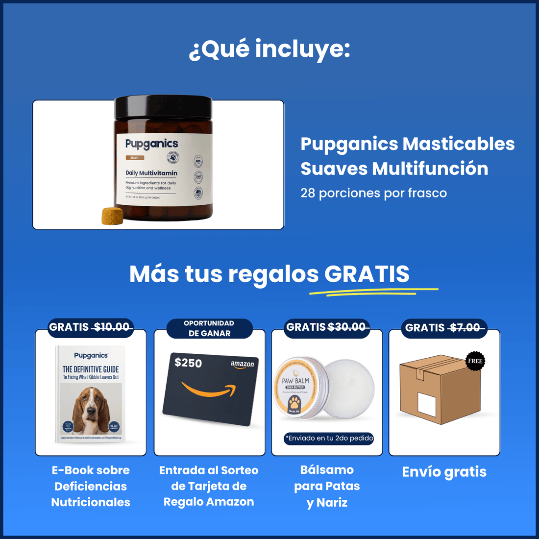 Masticable Diario Alivio de Picazón Pupganics™ 2
